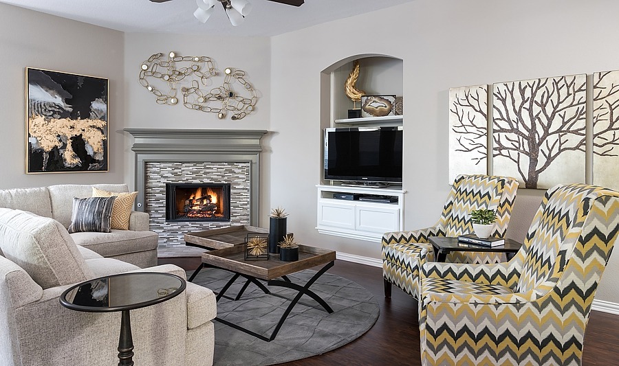 Warm up with a cozy living room space