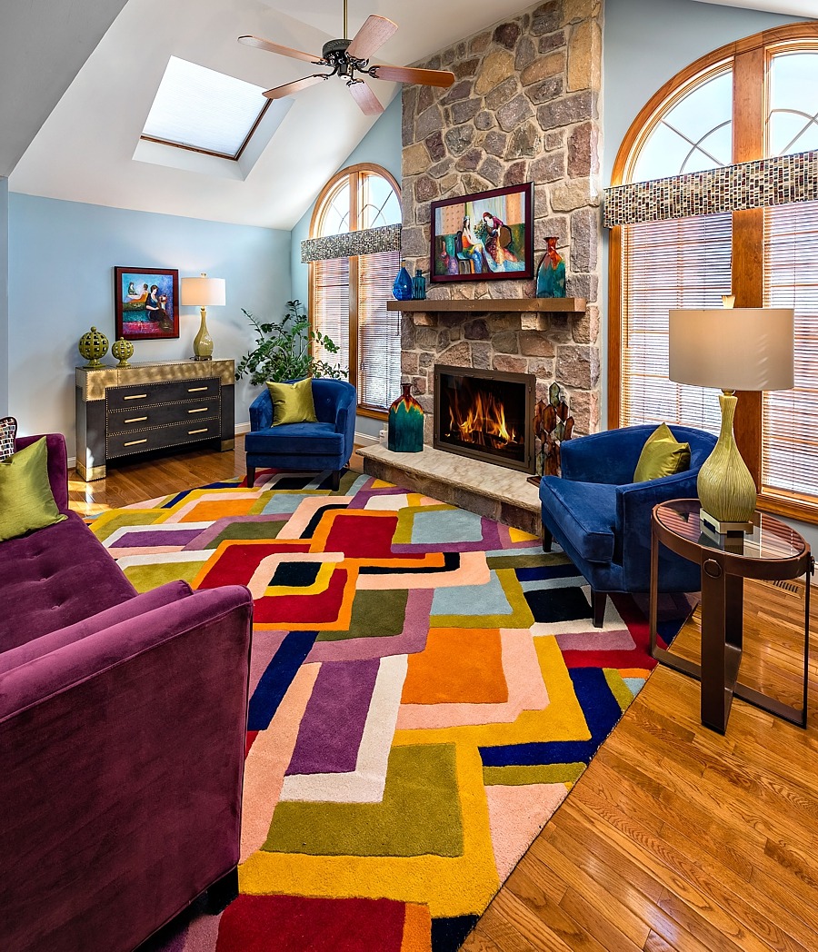 Colorful Lansdale Living Room